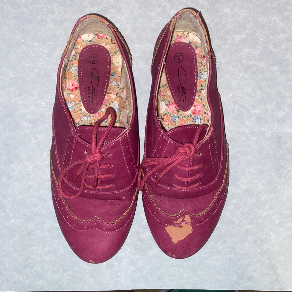 Pink Ballet Flats / Jazz Style Shoes size 8